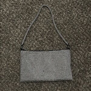 Simply Vera Vera Wang Black and White Checkered Shoulder Bag